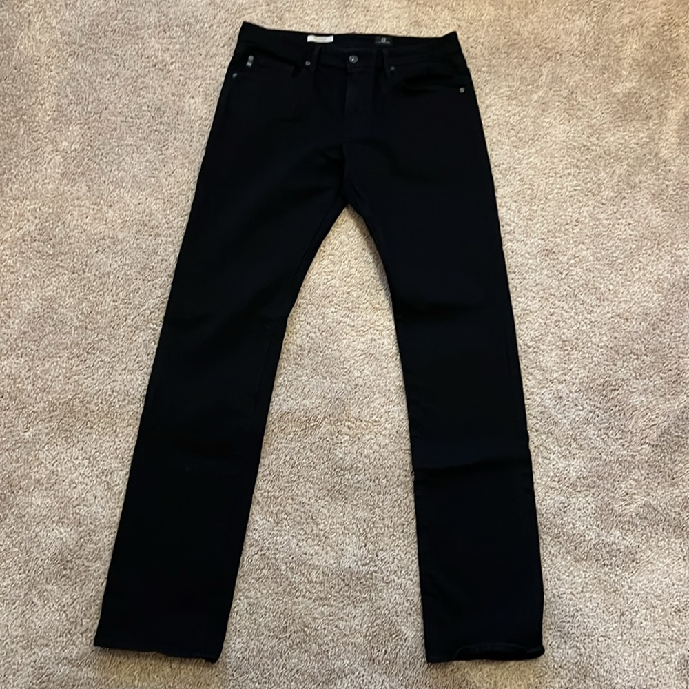 AG GRADUATE TAILORED LEG BLACK JEANS - Picture 6 of 16
